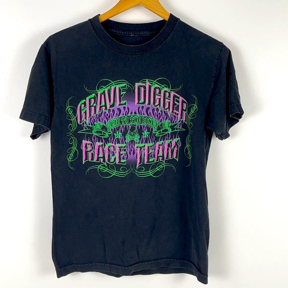 ✨3/$25✨Monster Jam Grave Digger Race Team Tee